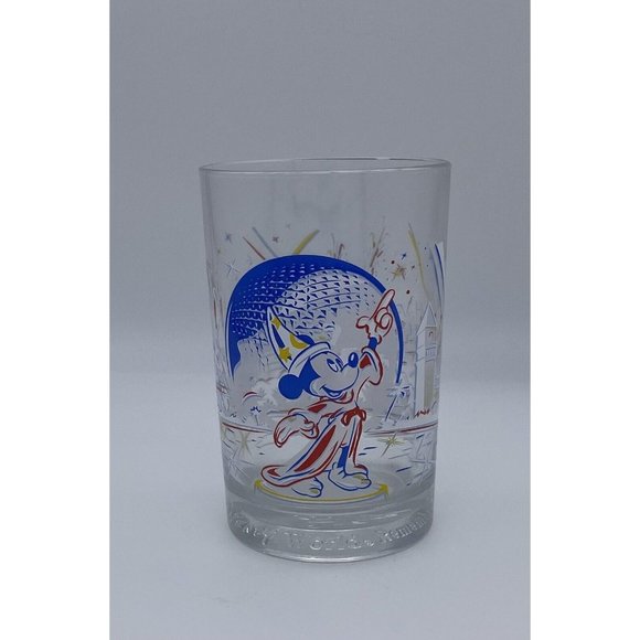 Mickey Mouse McDonalds Walt Disney World Remember Magic 25th Anniversary Glass - Picture 1 of 6